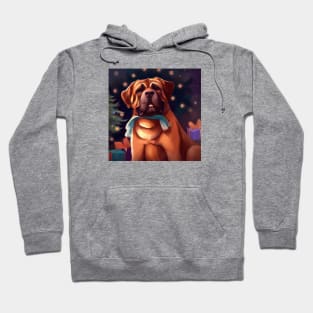 Cute Mastiff Drawing Hoodie